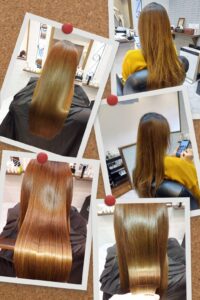 大野城髪質改善美容室Lien hair design(リアン ヘアー デザイン)『美髪チャージプレミアム美肌カラー ヒト幹細胞ヘッドスパ付きコース』のお客様です！  ハイトーンカラーの繰り返しと毎日のヘアアイロンからくるダメージでお悩みだった、お客様の髪もリアンの『美髪チャージプレミアム美肌カラー ヒト幹細胞コース』ならヘアカラーをしながら髪や頭皮をケアして、こんな艶々サラサラな美髪になれちゃいます😊  ヒト幹細胞と高濃度水素を贅沢に使用しパワーアップした美髪チャージでのトリプルプローチでカラーをしながら髪だけでなく頭皮のエイジングケアもできちゃうのでトップのボリュームも改善しつつ、これからのダメージまで防げるようにパワーアップしちゃいました(о´∀`о)  更に今、話題の超音波ケアアイロン『ケアプロ』&『モイストバブル』を使用することによりパワーアップした『美髪チャージ』なら、こちらのお客様の毛先部分のビリビリになった髪も2回、３回とやればやるほどに修復していけると思います！  もし他店での施術失敗で毛先がビリビリになってしまわれたお客様も諦めずに1度、髪を見せていただけたらと思います( ＾ω＾ )  そして今、話題の『マイクロファインバブル』を使用することにより美髪チャージの力を120％まで引き上げてくれます(σ≧▽≦)σ  こちらのメニューは、こんな方にお薦め！   ・髪の毛のダメージが気になる ・カラーやブリーチをしている ・髪の毛を伸ばしたいが伸ばせない ・髪の毛がパサつく、引っかかりがある ・髪の毛のツヤがほしい  本気で髪の毛を良くしたい方必見！  月1回の施術いただくことをお薦めします(^_^)  新システムによりグレードアップした『美髪チャージプレミアムカラー』で さわればわかる！さわりたくなる髪を手に入れてみませんか(^^)   美髪チャージメニュー  美髪チャージプレミアムトリートメント　￥12000～  美髪チャージプレミアムカラー ￥18000～  美髪チャージプレミアムデジタルパーマ ￥24000～  美髪チャージプレミアム美革ストレート ￥29000 ～  ※ご予約はお電話または公式LINEアカウントで承らせていただいております！ (公式LINEアカウントはホームページのトップ画面からご登録いただけます)  「髪質改善」美容室 リアン ヘアーデザイン  福岡県大野城市中央２丁目１−１３  tel:092-593-3339  ※完全マンツーマンサロンですので、 お電話の対応、施術、会計など 全てひとりで担当させていただいております。 そのため施術中はお電話が取れない場合がございます。 その際は折り返しご連絡をさせていただきます。  「髪質改善専門サロン」Lien hair design（リアンヘアデザイン）｜福岡 大野城市駅すぐの美容室  #福岡 #福岡県  #福岡美容室  #福岡ママ   #福岡県美容室  #大野城 #大野城市  #大野城市ママ  #大野城ママ  #大野城市美容室  #大野城美容室 #髪質改善  #美容室 #美容院 #美容室大野城 #Lienhairdesign  #トリートメント #ヘアカラー #ヘアカット #ヘアサロン #ヘッドスパ #リアン福岡 #リアンヘアデザイン #下大利 #下大利駅 #下大利美容室 #大野城髪質改善 #大野城市美容院 #大野城駅美容室 #大野城駅