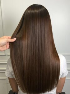 大野城髪質改善美容室Lien hair design(リアンヘアデザイン)美髪チャージプレミアムトリートメントを使用した『美艶ストレートロング』スタイルのお客様です！  思わず触れたくなるような、艶やかなストレートロング。髪質改善でダメージを補修し、憧れのサラツヤ髪に。オイルで束感を出しトレンド感をプラスしました😊  リアンの大人気メニュー美髪チャージが、ヒト幹細胞と高濃度水素を贅沢に使用しトリプルプローチにより、カラーをしながら髪だけでなく頭皮のエイジングケアもできちゃうのでトップのボリュームも改善しつつ、これからのダメージまで防げるようにパワーアップしちゃいました(о´∀`о)  更に今、話題の超音波ケアアイロン『ケアプロ』&『モイストバブル』を使用することによりパワーアップした『美髪チャージ』なら、こちらのお客様の毛先部分のビリビリになった髪も2回、３回とやればやるほどに修復していけると思います！  もし他店での施術失敗で毛先がビリビリになってしまわれたお客様も諦めずに1度、髪を見せていただけたらと思います( ＾ω＾ )  そして今、話題の『マイクロファインバブル』を使用することにより美髪チャージの力を120％まで引き上げてくれます(σ≧▽≦)σ  こちらのメニューは、こんな方にお薦め！   ・髪の毛のダメージが気になる ・カラーやブリーチをしている ・髪の毛を伸ばしたいが伸ばせない ・髪の毛がパサつく、引っかかりがある ・髪の毛のツヤがほしい  本気で髪の毛を良くしたい方必見！  月1回の施術いただくことをお薦めします(^_^)  新システムによりグレードアップした『美髪チャージプレミアムカラー』で さわればわかる！さわりたくなる髪を手に入れてみませんか(^^)   美髪チャージメニュー  美髪チャージプレミアムトリートメント　￥12000～  美髪チャージプレミアムカラー ￥18000～  美髪チャージプレミアムデジタルパーマ ￥24000～  美髪チャージプレミアム美革ストレート ￥29000 ～  ※ご予約はお電話または公式LINEアカウントで承らせていただいております！ (公式LINEアカウントはホームページのトップ画面からご登録いただけます)  「髪質改善」美容室 リアン ヘアデザイン  福岡県大野城市中央２丁目１−１３  tel:092-593-3339  ※完全マンツーマンサロンですので、 お電話の対応、施術、会計など 全てひとりで担当させていただいております。 そのため施術中はお電話が取れない場合がございます。 その際は折り返しご連絡をさせていただきます。  「髪質改善専門サロン」Lien hair design（リアンヘアデザイン）｜福岡 大野城市駅すぐの美容室  #Lienhairdesign #リアンヘアデザイン #福岡県 #福岡県  #福岡美容室  #美容室 #大野城 #大野城市  #大野城市美容室  #大野城 #美容院 #下大利美容室  #美容室リアン #大野城美容室 #髪質改善