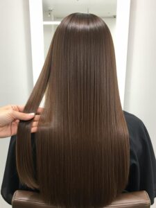 大野城髪質改善美容室Lien(リアン)『美髪チャージプレミアムトリートメント　ヒト幹細胞コース』を使った『美髪ストレートロング』スタイルのお客様です！  思わず触れたくなるようなツヤ髪ストレート。髪質改善でまとまりやすく、毎日のスタイリングも楽々。オイルを少量つけて艶をキープ！どんなファッションにも合わせやすい万能ヘアスタイルです😊  リアンの大人気メニュー美髪チャージが、ヒト幹細胞と高濃度水素を贅沢に使用しトリプルプローチにより、髪だけでなく頭皮のエイジングケアもできちゃうのでトップのボリュームも改善しつつ、これからのダメージまで防げるようにパワーアップしちゃいました(о´∀`о)  更に今、話題の超音波ケアアイロン『ケアプロ』&『モイストバブル』を使用することによりパワーアップした『美髪チャージ』なら、こちらのお客様の毛先部分のビリビリになった髪も2回、３回とやればやるほどに修復していけると思います！  もし他店での施術失敗で毛先がビリビリになってしまわれたお客様も諦めずに1度、髪を見せていただけたらと思います( ＾ω＾ )  そして今、話題の『マイクロファインバブル』を使用することにより美髪チャージの力を120％まで引き上げてくれます(σ≧▽≦)σ  こちらのメニューは、こんな方にお薦め！   ・髪の毛のダメージが気になる ・カラーやブリーチをしている ・髪の毛を伸ばしたいが伸ばせない ・髪の毛がパサつく、引っかかりがある ・髪の毛のツヤがほしい  本気で髪の毛を良くしたい方必見！  月1回の施術いただくことをお薦めします(^_^)  新システムによりグレードアップした『美髪チャージプレミアムカラー』で さわればわかる！さわりたくなる髪を手に入れてみませんか(^^)   美髪チャージメニュー  美髪チャージプレミアムトリートメント　￥12000～  美髪チャージプレミアムカラー ￥18000～  美髪チャージプレミアムデジタルパーマ ￥24000～  美髪チャージプレミアム美革ストレート ￥29000 ～  ※ご予約はお電話または公式LINEアカウントで承らせていただいております！ (公式LINEアカウントはホームページのトップ画面からご登録いただけます)  「髪質改善」美容室 リアン ヘアデザイン  福岡県大野城市中央２丁目１−１３  tel:092-593-3339  ※完全マンツーマンサロンですので、 お電話の対応、施術、会計など 全てひとりで担当させていただいております。 そのため施術中はお電話が取れない場合がございます。 その際は折り返しご連絡をさせていただきます。  「髪質改善専門サロン」Lien hair design（リアンヘアデザイン）｜福岡 大野城市駅すぐの美容室  #Lienhairdesign #リアンヘアデザイン #福岡美容室 #大野城美容室 #大野城髪質改善 #福岡髪質改善 #髪質改善 #縮毛矯正 #頭皮診断 #艶髪 #くせ毛 #アホ毛 #枝毛 #パサつき #ダメージヘア #40代髪質改善 #福岡 #福岡県 #大野城 #大野城市 #福岡県大野城市 #大野城市中央  #福岡県大野城市中央