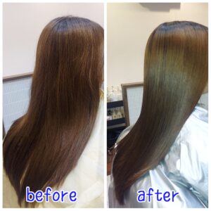 大野城髪質改善美容室Lien hair design(リアン ヘアー デザイン)『美髪チャージプレミアムトリートメント ヒト幹細胞ヘッドスパ付きコース』のお客様です！

他店での縮毛矯正の失敗&ハイトーンカラーの繰り返しによるダメージによる髪の広がりや乾燥でお悩みだった、お客様の髪も『美髪チャージプレミアムトリートメントヒト幹細胞コース』なら、ヒト幹細胞、超高濃度水素、そして美髪チャージを使用のトリプルアプローチにより、頭皮のエイジングケアと毛髪へのケアを実現、頭皮環境を改善することによりトップのボリュームを出しつつ、こんなに艶々サラサラだけど纏まる髪に仕上がっちゃいます(о´∀`о)

内側から栄養を補うことでビリビリヒョロヒョロになられてた毛先部分も内側から張りが出てるのが分かります！
こちらのお客様も2回、3回と繰り返していただくことで更に綺麗に仕上がっていくと思います(^ー^)

髪のダメージだけでなく、薄毛や抜け毛、細毛で悩まれているお客様諦められる前に是非一度リアンの『ヒト幹細胞ケア』を、お試しになられてください(^_^)

そして同時にヒト幹細胞培養液を使用した『ヒト幹細胞アンチエイジングスパ』付きコース(通常￥9900→がヒト幹細胞コースの方は￥3300でできちゃいます！)もスタートさせていただきますので、ご興味のある方は僕までお気軽にお問い合わせください！

もちろん『ヒト幹細胞アンチエイジングスパ』は単品や他メニューとの組み合わせも可能となっております(^ー^)

『美髪チャージ ヒト幹細胞コース』なら1回目より2回目、2回目より3回目と繰り返せば繰り返すほど艶々サラサラに仕上がっちゃいます(^-^) 

こちらのお客様も、毛先部分の枝毛も2回、３回とやればやるほどに修復していけると思います(^ー^)

もし他店での施術失敗で毛先がビリビリになってしまわれたお客様も諦めずに1度、髪を見せていただけたらと思います( ＾ω＾ )

そして今、話題の『マイクロファインバブル』を使用することにより美髪チャージの力を120％まで引き上げてくれます(σ≧▽≦)σ

こちらのメニューは、こんな方にお薦め！ 

・髪の毛のダメージが気になる
・カラーやブリーチをしている
・髪の毛を伸ばしたいが伸ばせない
・髪の毛がパサつく、引っかかりがある
・髪の毛のツヤがほしい

本気で髪の毛を良くしたい方必見！

月1回の施術いただくことをお薦めします(^_^)

新システムによりグレードアップした『美髪チャージプレミアムカラー』で
さわればわかる！さわりたくなる髪を手に入れてみませんか(^^) 

美髪チャージメニュー

美髪チャージプレミアムトリートメント　
￥12000～

美髪チャージプレミアムカラー
￥18000～

美髪チャージプレミアムデジタルパーマ
￥24000～

美髪チャージプレミアム美革ストレート
￥29000 ～

※ご予約はお電話または公式LINEアカウントで承らせていただいております！
(公式LINEアカウントはホームページのトップ画面からご登録いただけます)

「髪質改善」美容室 リアン ヘアーデザイン

福岡県大野城市中央２丁目１−１３

tel:092-593-3339

※完全マンツーマンサロンですので、
お電話の対応、施術、会計など
全てひとりで担当させていただいております。
そのため施術中はお電話が取れない場合がございます。
その際は折り返しご連絡をさせていただきます。

#福岡美容室　#大野城美容室　#福岡髪質改善　#大野城髪質改善　#髪質改善